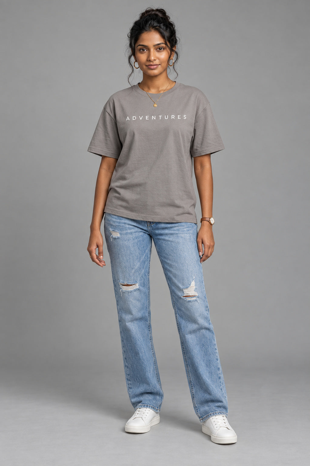 Grey Oversized T-Shirt Unisex